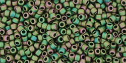 Бисер TOHO 15/0 [707] Matte-Color Iris Peridot (#377)