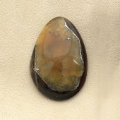 Симбирцит, кабошон капля 37х47