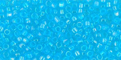 Бисер TOHO Treasure [163] Light Aqua Transparent Rainbow