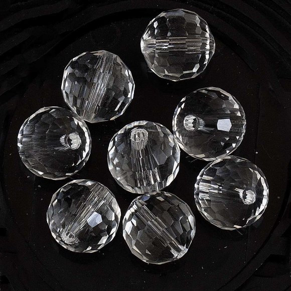 Шарик с мелкой гранью Crystal  8мм (5шт.)