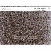 Бисер [38418] прозрачный с коричневой линией 10/0