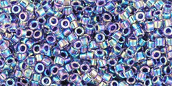 Бисер TOHO Treasure [776] Magenta Lined Aqua Rainbow